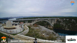 Skradin, řeka Krka, most A1