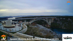 Skradin, řeka Krka, most A1