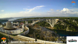 Skradin, řeka Krka, most A1