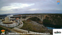 Skradin, řeka Krka, most A1