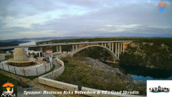 Skradin, řeka Krka, most A1