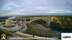 Skradin, řeka Krka, most A1