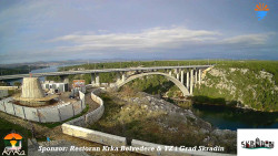 Skradin, řeka Krka, most A1