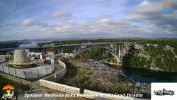 Skradin, řeka Krka, most A1