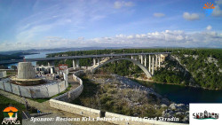 Skradin, řeka Krka, most A1