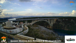 Skradin, řeka Krka, most A1