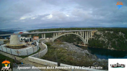 Skradin, řeka Krka, most A1