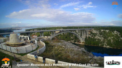 Skradin, řeka Krka, most A1