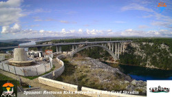 Skradin, řeka Krka, most A1