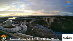 Skradin, řeka Krka, most A1