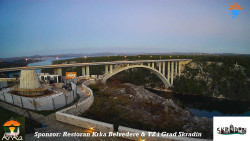 Skradin, řeka Krka, most A1