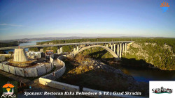 Skradin, řeka Krka, most A1