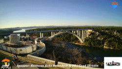 Skradin, řeka Krka, most A1