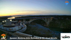 Skradin, řeka Krka, most A1