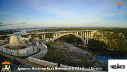 Skradin, řeka Krka, most A1