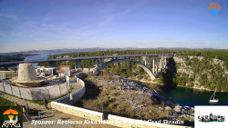 Skradin, řeka Krka, most A1