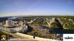 Skradin, řeka Krka, most A1