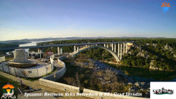 Skradin, řeka Krka, most A1