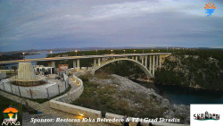 Skradin, řeka Krka, most A1