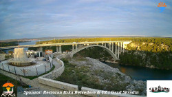 Skradin, řeka Krka, most A1