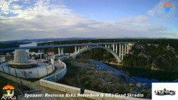 Skradin, řeka Krka, most A1