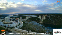 Skradin, řeka Krka, most A1