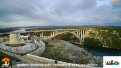 Skradin, řeka Krka, most A1