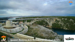 Skradin, řeka Krka, most A1