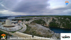 Skradin, řeka Krka, most A1