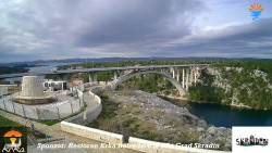 Skradin, řeka Krka, most A1