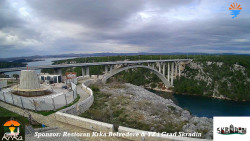 Skradin, řeka Krka, most A1