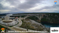 Skradin, řeka Krka, most A1