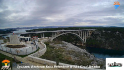 Skradin, řeka Krka, most A1
