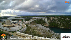 Skradin, řeka Krka, most A1