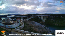 Skradin, řeka Krka, most A1