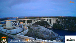 Skradin, řeka Krka, most A1