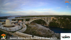 Skradin, řeka Krka, most A1