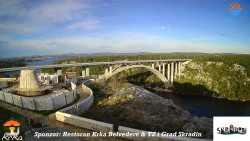 Skradin, řeka Krka, most A1