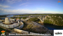 Skradin, řeka Krka, most A1