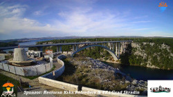 Skradin, řeka Krka, most A1