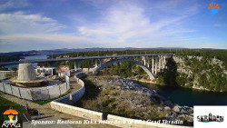 Skradin, řeka Krka, most A1