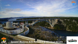 Skradin, řeka Krka, most A1