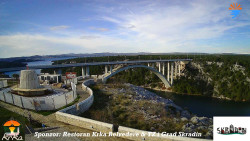 Skradin, řeka Krka, most A1
