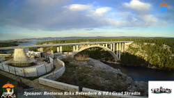 Skradin, řeka Krka, most A1