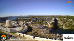 Skradin, řeka Krka, most A1