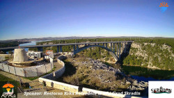 Skradin, řeka Krka, most A1