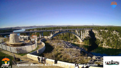 Skradin, řeka Krka, most A1