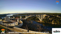 Skradin, řeka Krka, most A1