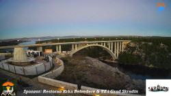 Skradin, řeka Krka, most A1