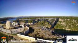 Skradin, řeka Krka, most A1